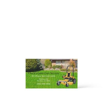 Yellow Zero Turn Mower