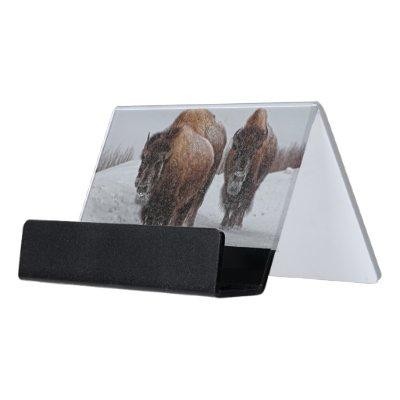 Yellowstone Bison Desk  Holder