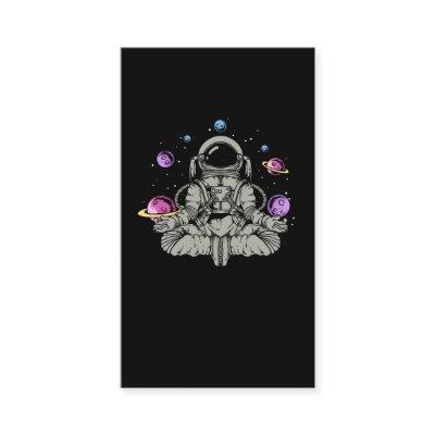Yoga Astronaut Space Planets