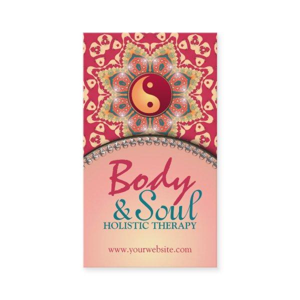 Yoga Balance Bohemian Flower YinYang