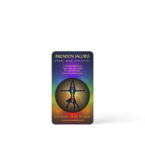 Yoga Chakras Masculine Pose Instructor Teacher