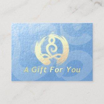 YOGA Instructor Gift Certificate Meditation Zen OM