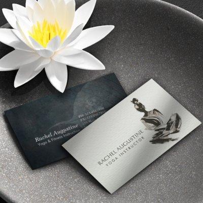 Yoga Instructor Lotus Meditation Pose Brushstrokes