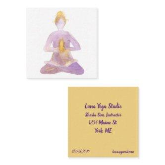 Yoga Instructor Pilates Class Lotus Pose  Square