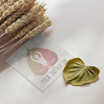 Yoga Instructor Studio Meditation Pose Bodhi Leaf Square