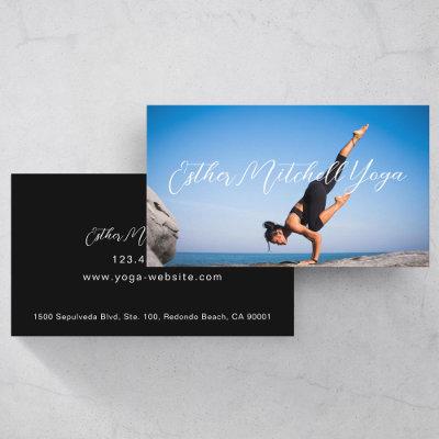 Yoga Instructor with Photo Professional