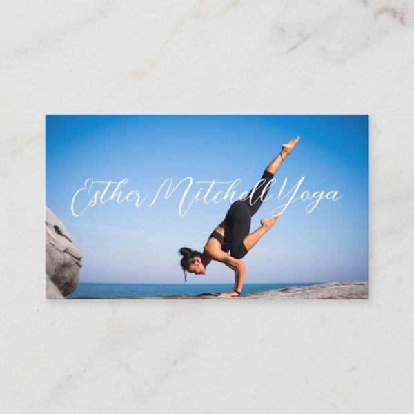 Yoga Instructor with Photo Professional