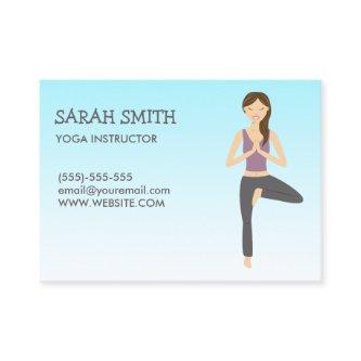Yoga Instructor With Yoga Woman In Tree Pose