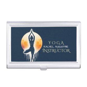 Yoga Meditation Instructor Tree Pose Full Moon  Case
