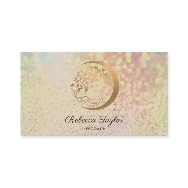 yoga moon trendy life coach tree of life  gold bus