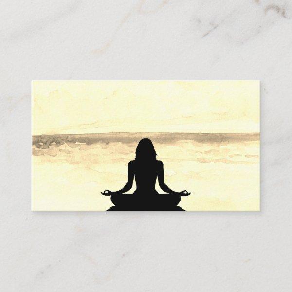 *~*  Yoga Ocean Beach Mindfulness Meditation Sea