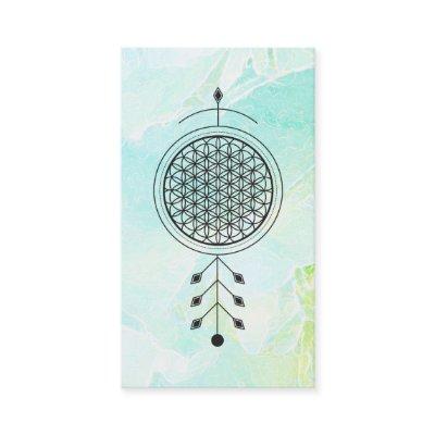 *~* Yoga Totem Flower of Life Pastel Floral  Reiki