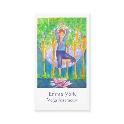 Yoga Tree Pose Full Moon