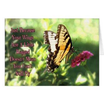 You Can Still Fly Tiger Swallowtail Butterfly 5x7