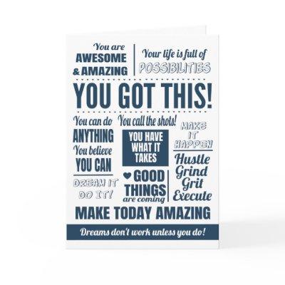 You Got This Motivational Quotes Card
