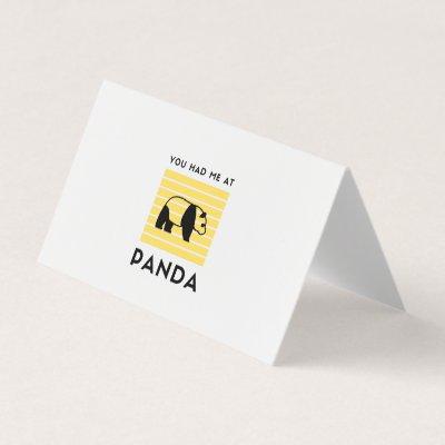 You had me at panda