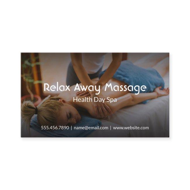 Young Woman Getting Shoulder Massage