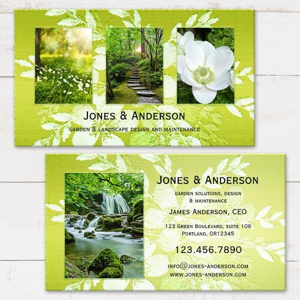 Your 4 Photos Green Garden Portfolio