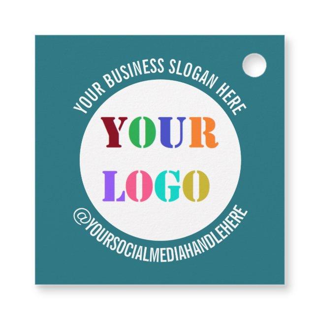 Your Business Logo Custom Text and Color Gift Tags
