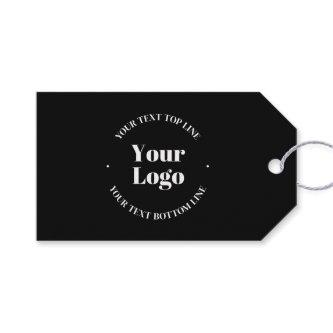 Your Business Logo & Customizable Text Template  Gift Tags