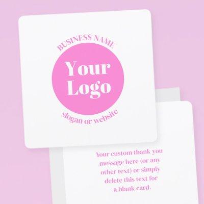 Your Business Logo & Editable Text Template | Pink