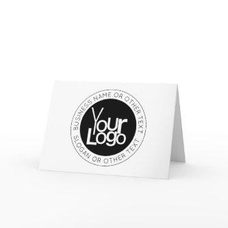 Your Business  Logo & Modern Simple Editable Text Card