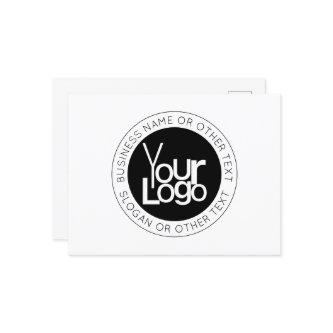 Your Business  Logo & Modern Simple Editable Text Postcard
