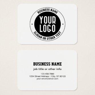 Your Business Logo or Design | Bold Editable Text