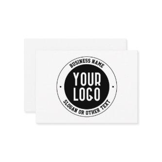 Your Business Logo or Design | Bold Editable Text Enclosure Card