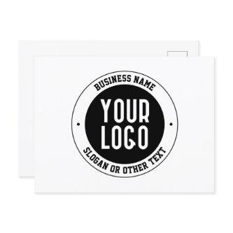Your Business Logo or Design | Bold Editable Text Postcard