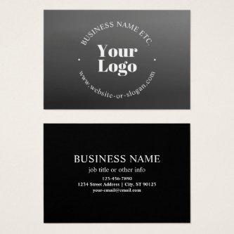 Your Business Logo or Design & Editable Text