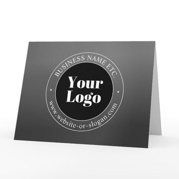 Your Business Logo or Design & Editable Text Card