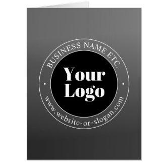 Your Business Logo or Design & Editable Text Card