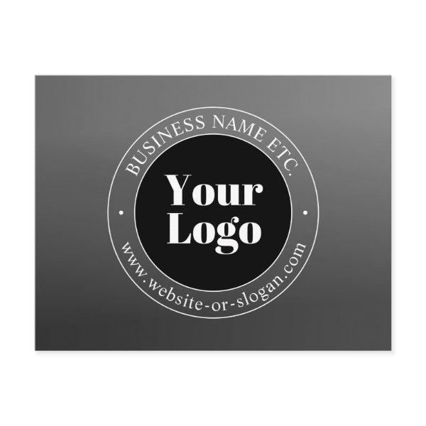 Your Business Logo or Design & Editable Text Enclosure Card