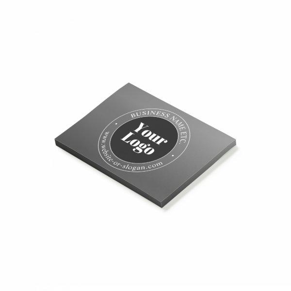 Your Business Logo or Design & Editable Text Post-it Notes