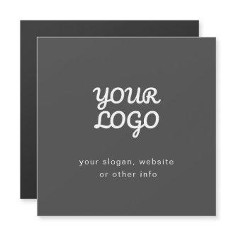 Your Business Logo & Text | Stylish Dark Grey