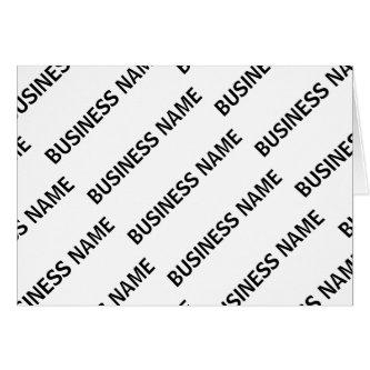 Your Business Name Pattern | Black & White