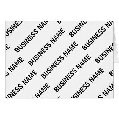 Your Business Name Pattern | Black & White