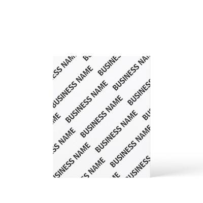 Your Business Name Pattern | Black & White
