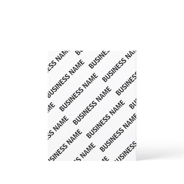 Your Business Name Pattern | Black & White