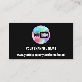 YOUR CHANNEL NAME YOUTUBER SUSCRIBE LOGO QR BLACK