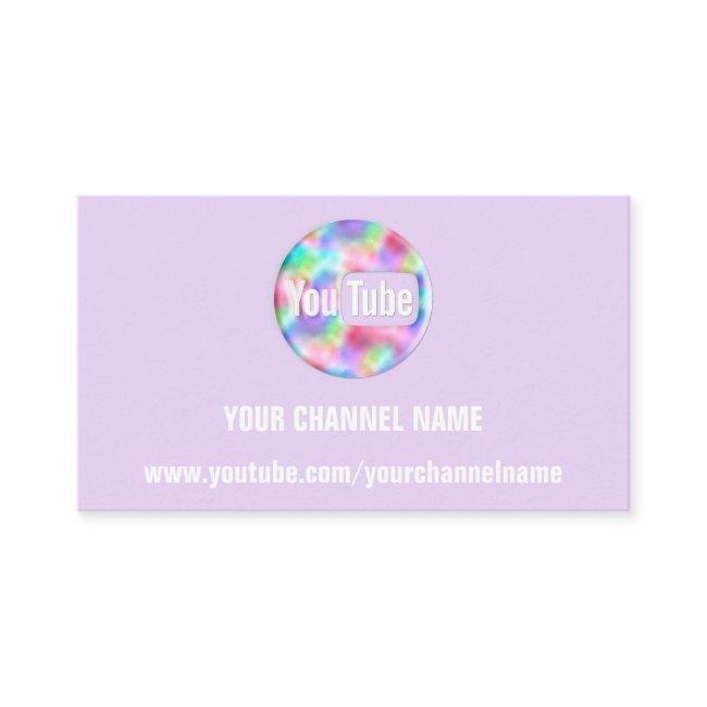YOUR CHANNEL NAME YOUTUBER SUSCRIBE LOGO QR PINK