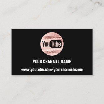 YOUR CHANNEL NAME YOUTUBER SUSCRIBE LOGO QR ROSE