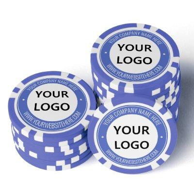 Your Company Logo Custom Text Business Poker Chips