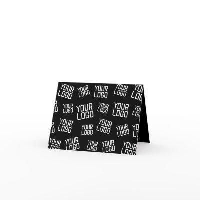 Your Design or Business Logo | Random Placement Holiday Card