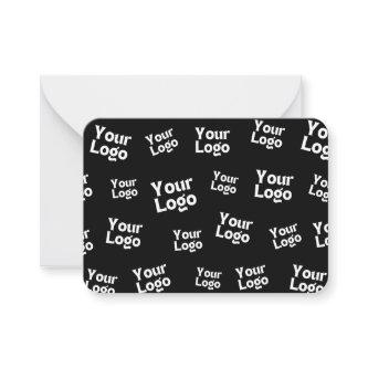 Your Design or Business Logo | Random Placement Note Card
