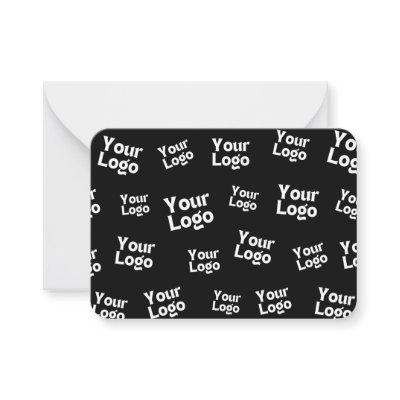 Your Design or Business Logo | Random Placement Note Card