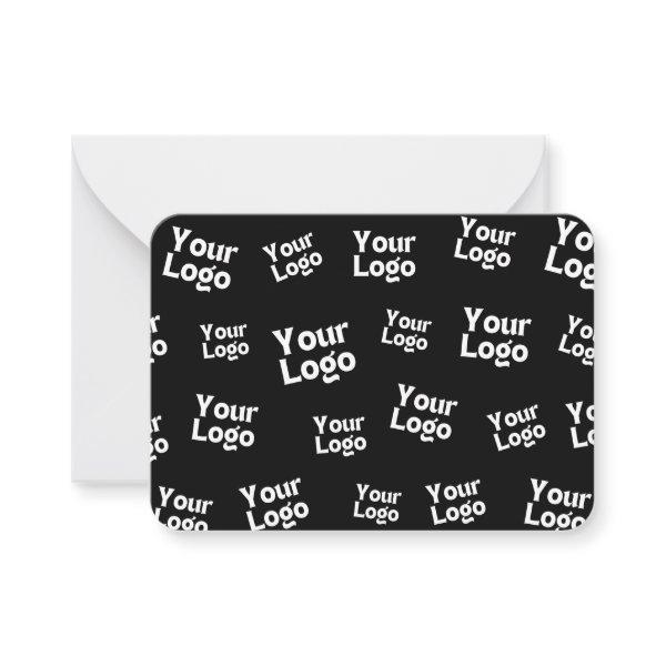 Your Design or Business Logo | Random Placement Note Card