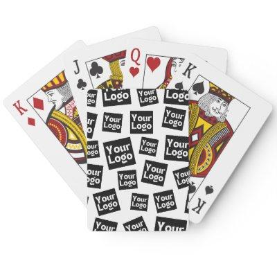 Your Design or Business Logo | Random Placement Poker Cards