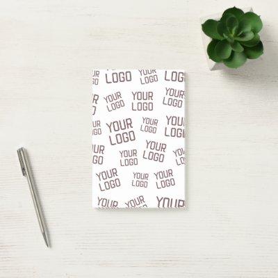 Your Design or Business Logo | Random Placement Post-it Notes